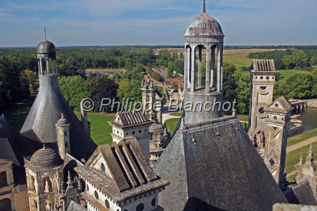 france loir et cher 28.JPG - Les toits du Château de ChambordLoir-et-Cher,  France